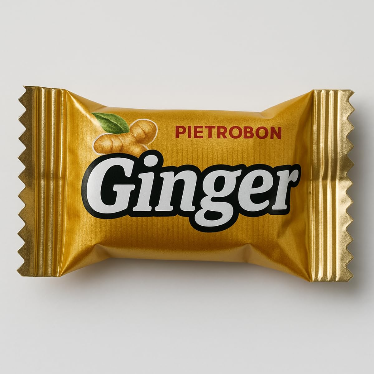 Ginger Hard Candy 3.5oz – Individually Wrapped Classic Hard Drops, Birthday Party Favors, Halloween, Everyday Sweets & Snacks