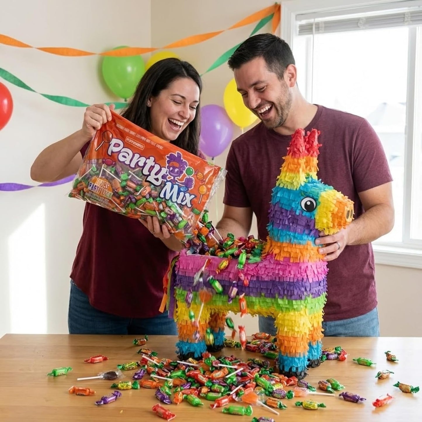Bulk Party Mix - 5 Pounds - Piñata Candies - Variety Parade Candies Hard and Soft candy - Assorted for halloween, birthday parties big bag