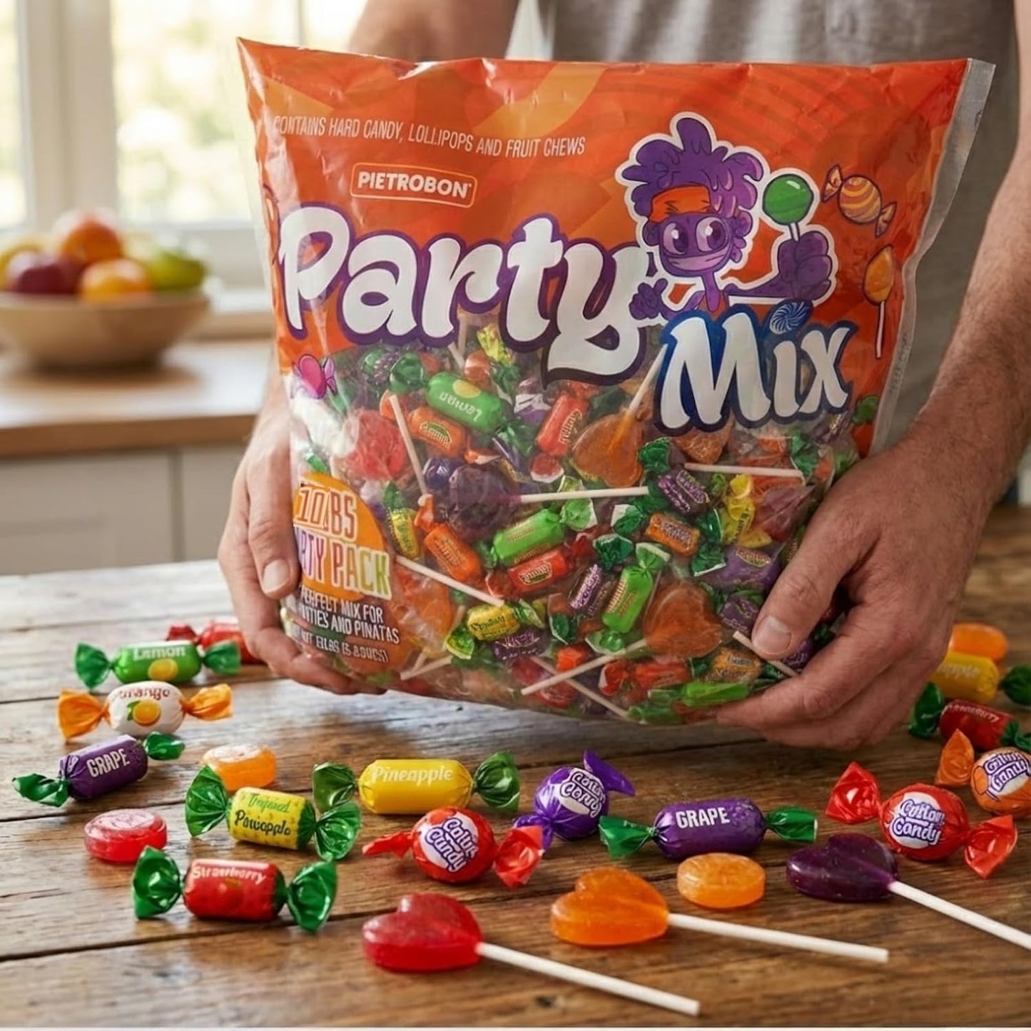 Bulk Party Mix - 5 Pounds - Piñata Candies - Variety Parade Candies Hard and Soft candy - Assorted for halloween, birthday parties big bag