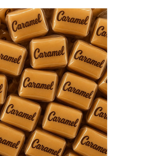 Caramel Milk Candy 1lb 17oz – America’s Classic Individually Wrapped Creamy Chewy Cubes, Gourmet Soft for Snacks, Soft Retro Melts Creamy